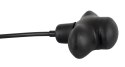 Bad Kitty Regulowany Czarny Knebel Ustny z Pompką Silikonowy 12cm