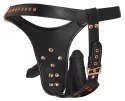 Bad Kitty Strap-On 3D L/XL - System z Trzema Elementami Czarny
