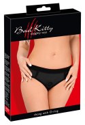 Bad Kitty Strap-On Czarny XL z Elastycznym Pierścieniem 3,5 cm