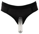 Bad Kitty Strap-On Czarny XL z Elastycznym Pierścieniem 3,5 cm