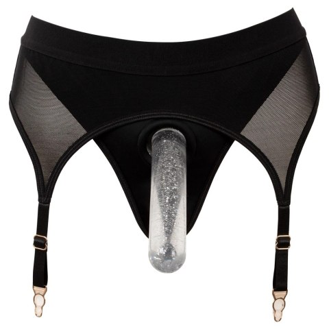 Bad Kitty Stringi XL z pasem do pończoch i mocowaniem akcesoriow Bad Kitty Stringi XL z pasem do pończoch i mocowaniem akcesoriow
