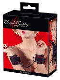 Bad Kitty Zestaw 3-częściowy Czarny Satynowy z Maską i Pejczem