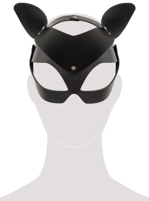 Bad Kitty maska z uszami i ćwiekami, regulowana imitacja skory Bad Kitty maska z uszami i ćwiekami, regulowana imitacja skory