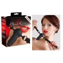 Bad Kitty silikonowy czarny knebel z anatomicznym wkładem 9,5 cm