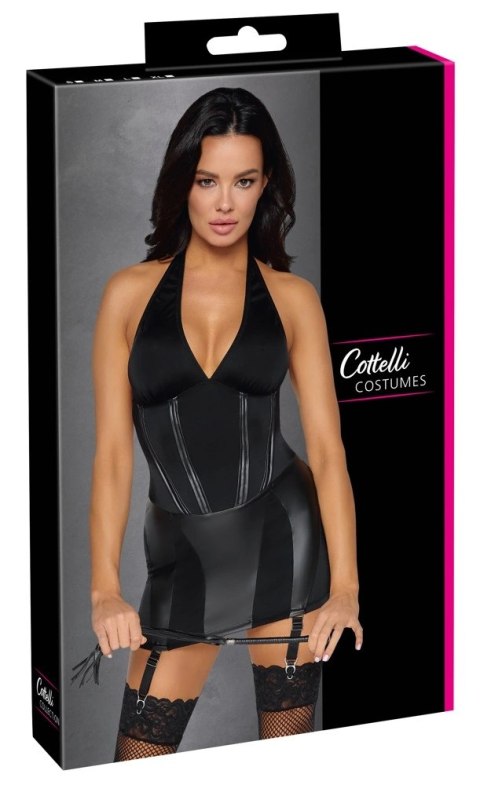 Cottelli COSTUMES Dominatrix sukienka z regulacją i pejcz M Cottelli COSTUMES Dominatrix sukienka z regulacją i pejcz M