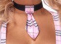Cottelli Costumes - Kostium Szkolny Krata Body M z Długim Rękawem