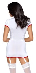 Cottelli Costumes Nurse Look Stroj Medyczny Biało-Czerwony M