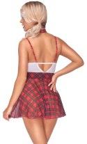 Cottelli Costumes Stroj Uczennicy S z Chokerem i Spodnicą w Kratkę