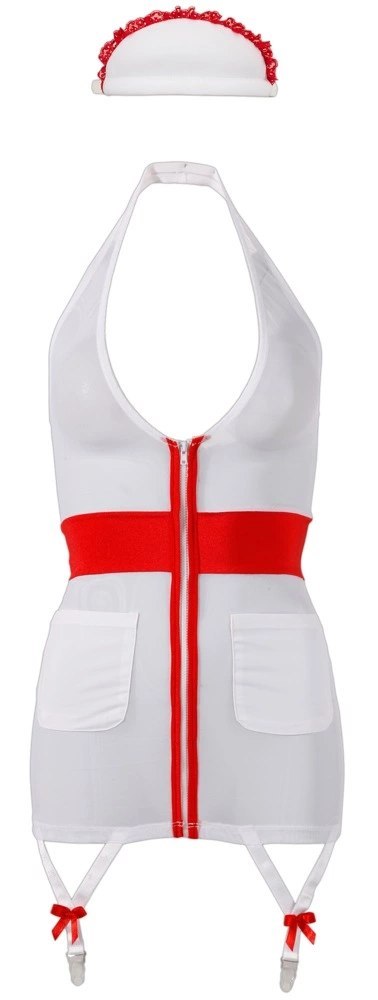 Cottelli Costumes Stroj pielęgniarski S biało-czerwony z opaską Cottelli Costumes Stroj pielęgniarski S biało-czerwony z opaską