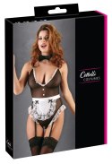 Cottelli Costumes komplet pokojowki L z koronką i fartuszkiem