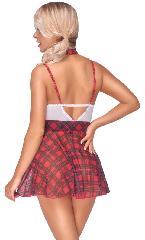 Cottelli Costumes komplet szkolny kratka M z topem i chokerem Cottelli Costumes komplet szkolny kratka M z topem i chokerem