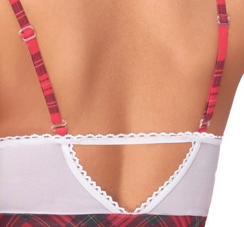Cottelli Costumes komplet szkolny kratka M z topem i chokerem Cottelli Costumes komplet szkolny kratka M z topem i chokerem