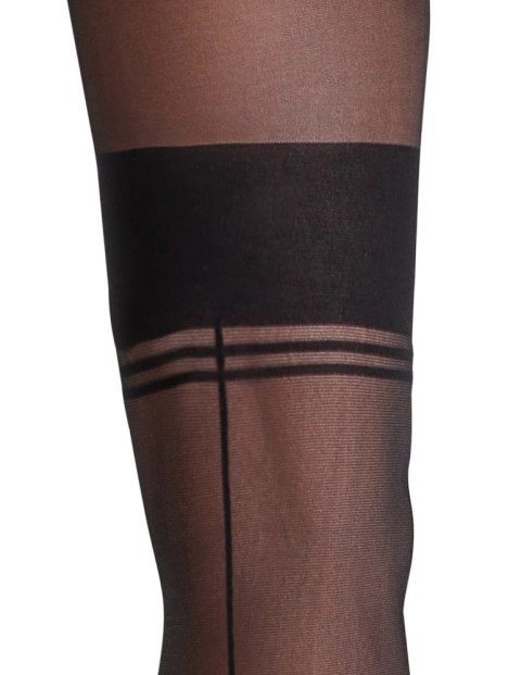 Cottelli LEGWEAR rajstopy retro bezszwowe z otwartą częścią majtkową 25 den Cottelli LEGWEAR rajstopy retro bezszwowe z otwartą częścią majtkową 25 den