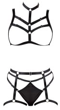 Cottelli Lingerie Harness Set Gora i Doł Bondage Czarny S-L