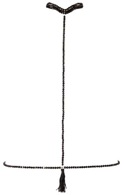 Cottelli Accessories naszyjnik trzyrzędowy z pereł, elastyczny łańcuszek Cottelli Accessories naszyjnik trzyrzędowy z pereł, elastyczny łańcuszek