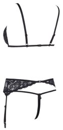 Cottelli Collection Zestaw Lingerie 3-częściowy Czarna Koronka L