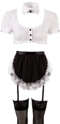 Cottelli Costumes Stroj Pokojowki L - Kompletny Zestaw Czarny/Biały