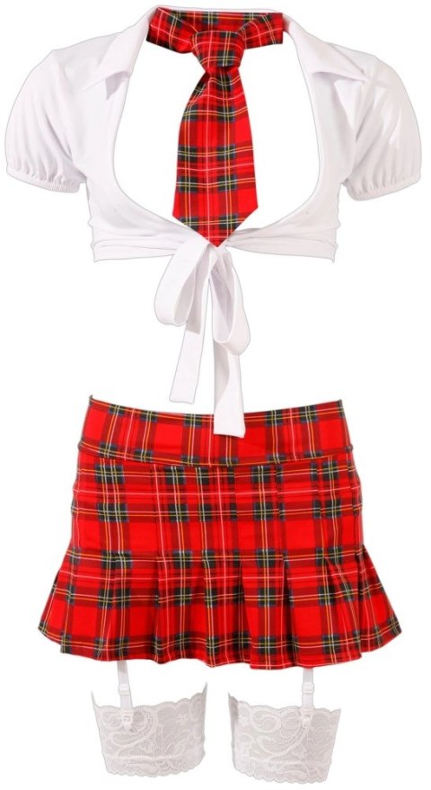 Cottelli Costumes Stroj Szkolny Classic M z krawatem i pończochami Cottelli Costumes Stroj Szkolny Classic M z krawatem i pończochami