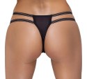Cottelli LINGERIE Stringi koronkowe z ozdobnymi dżetami M/L