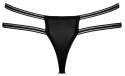 Cottelli LINGERIE Stringi koronkowe z ozdobnymi dżetami M/L