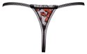 Cottelli LINGERIE Stringi koronkowe z perełkami wyjmowanymi S/M