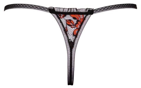 Cottelli LINGERIE Stringi koronkowe z perełkami wyjmowanymi S/M Cottelli LINGERIE Stringi koronkowe z perełkami wyjmowanymi S/M