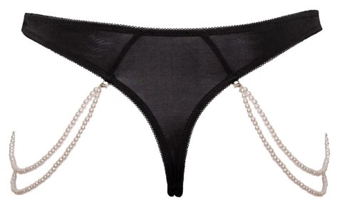 Cottelli Lingerie Stringi S/M z Koronką i Odpinanymi Perłowymi Łańcuszkami Cottelli Lingerie Stringi S/M z Koronką i Odpinanymi Perłowymi Łańcuszkami