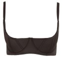 Cottelli Curves Biustonosz Push-Up na Fiszbinach Czarny 90D