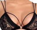 Cottelli LINGERIE komplet koronkowy 2-częściowy czarny L