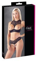 Cottelli Lingerie komplet koronkowy 2-częściowy 75B/S czarny
