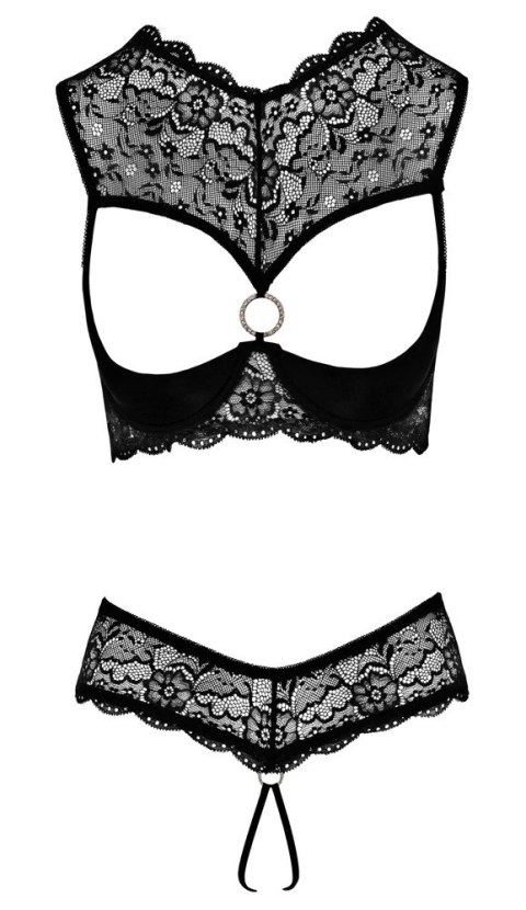Cottelli Lingerie komplet koronkowy 2-częściowy 75B/S czarny Cottelli Lingerie komplet koronkowy 2-częściowy 75B/S czarny