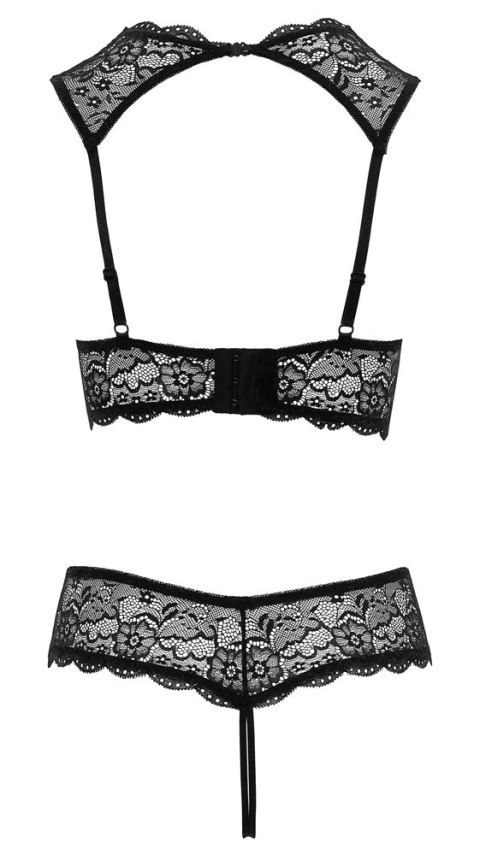 Cottelli Lingerie komplet koronkowy 2-częściowy 75B/S czarny Cottelli Lingerie komplet koronkowy 2-częściowy 75B/S czarny