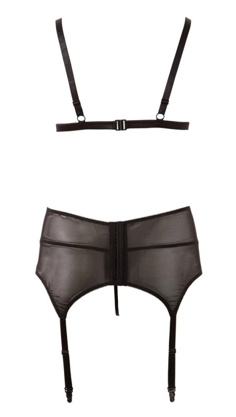 Cottelli Curves zestaw koronkowy 3-częściowy czarny 3XL Cottelli Curves zestaw koronkowy 3-częściowy czarny 3XL