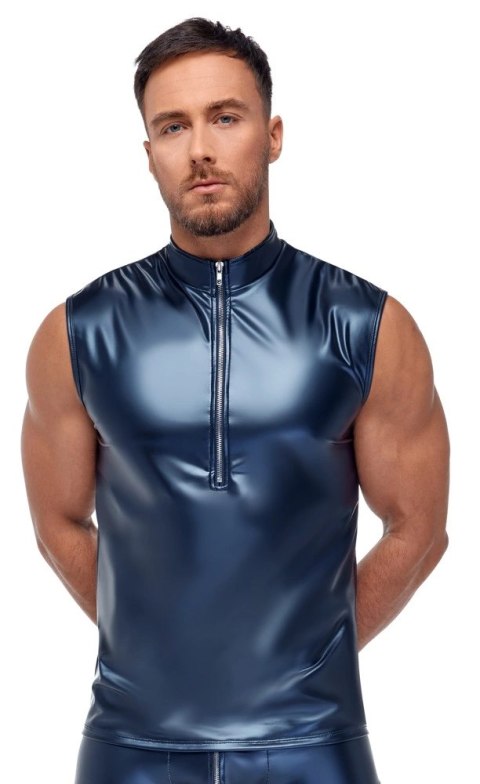 NEK Koszulka Męska Metaliczna Bez Rękawow 2XL Niebieska NEK Koszulka Męska Metaliczna Bez Rękawow 2XL Niebieska