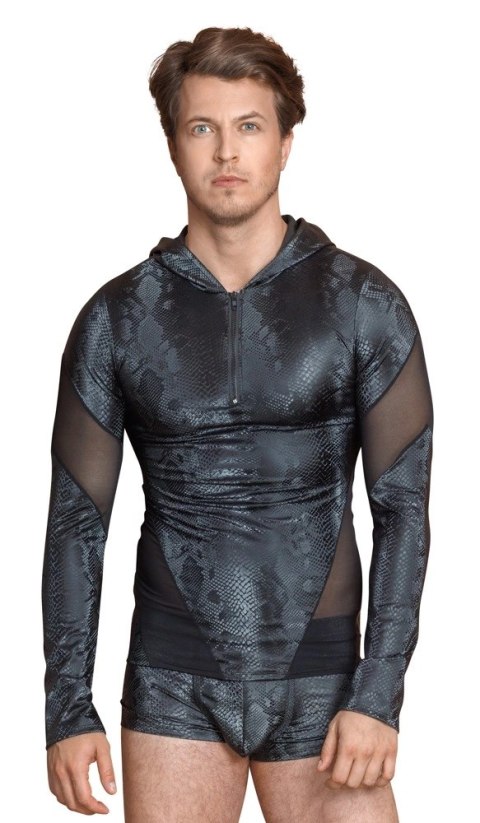 NEK Koszulka Męska Snake Skin L z Kapturem i Zamek Powernet NEK Koszulka Męska Snake Skin L z Kapturem i Zamek Powernet