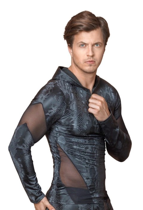 NEK Koszulka Męska Snake Skin L z Kapturem i Zamek Powernet NEK Koszulka Męska Snake Skin L z Kapturem i Zamek Powernet