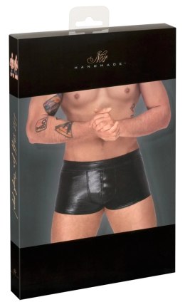 NOIR Handmade Bokserki Męskie Skora Węża Czarny XL Elastyczne