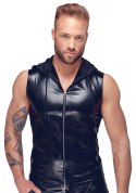 Noir Bluza Bezrękawnik z Kapturem Skora Węża Czarny XL