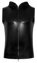 Noir Bluza Bezrękawnik z Kapturem Skora Węża Czarny XL
