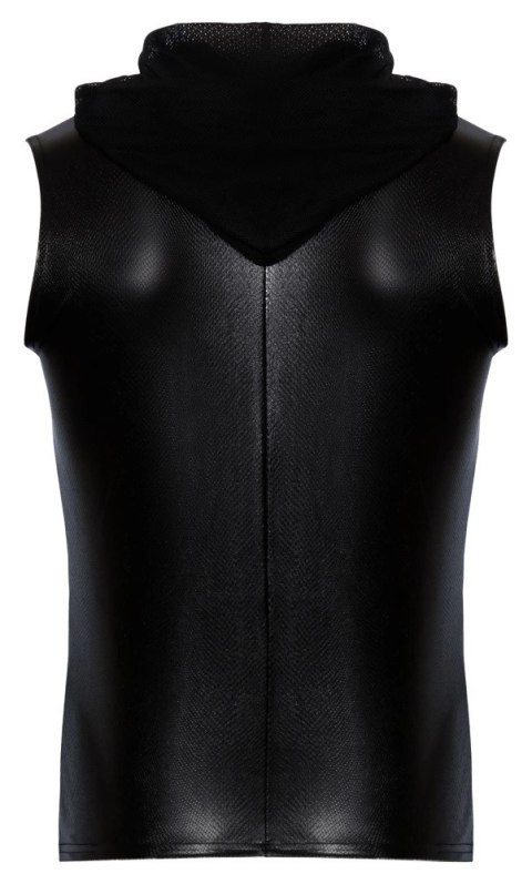 Noir Bluza Bezrękawnik z Kapturem Skora Węża Czarny XL Noir Bluza Bezrękawnik z Kapturem Skora Węża Czarny XL
