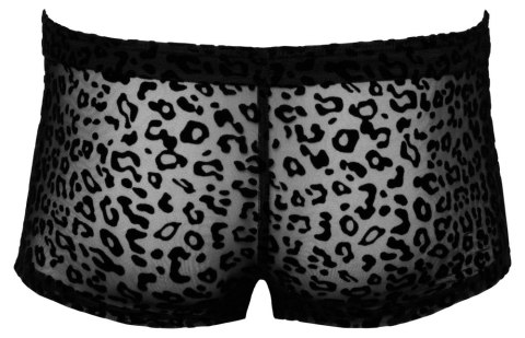 Noir Bokserki Męskie Transparentne Panterka Czarny 2XL Komfort Noir Bokserki Męskie Transparentne Panterka Czarny 2XL Komfort