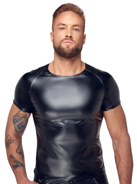 Noir Męska Koszulka Power Wetlook Czarny Mat M Opalizująca Noir Męska Koszulka Power Wetlook Czarny Mat M Opalizująca