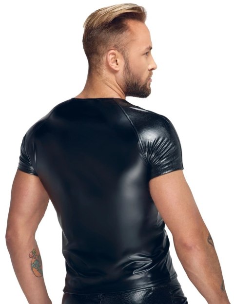 Noir Męska Koszulka Power Wetlook Czarny Mat M Opalizująca Noir Męska Koszulka Power Wetlook Czarny Mat M Opalizująca