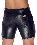 Noir Szorty Męskie Skora Węża Czarny 2XL Elastyczne Modny Design