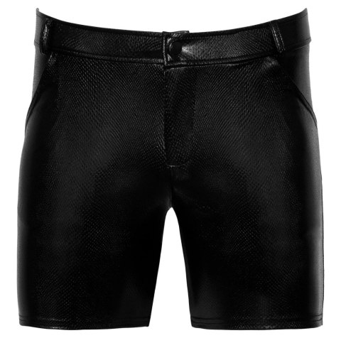 Noir Szorty Męskie Skora Węża Czarny 2XL Elastyczne Modny Design Noir Szorty Męskie Skora Węża Czarny 2XL Elastyczne Modny Design