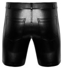 Noir Szorty Męskie Skora Węża Czarny 2XL Elastyczne Modny Design