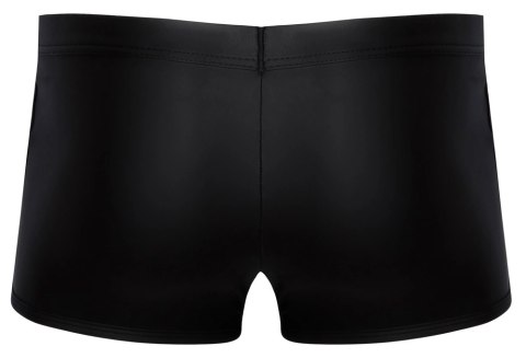 Svenjoyment Bokserki czarne matowe, czerwone paski, otwor z ringiem XL Svenjoyment Bokserki czarne matowe, czerwone paski, otwor z ringiem XL