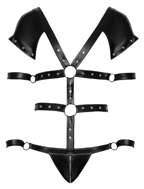 Svenjoyment Bondage Body męskie paski czarne M regulowane uprzęże Svenjoyment Bondage Body męskie paski czarne M regulowane uprzęże