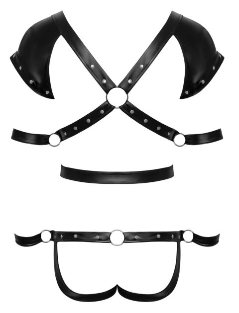 Svenjoyment Bondage Body męskie paski czarne M regulowane uprzęże Svenjoyment Bondage Body męskie paski czarne M regulowane uprzęże