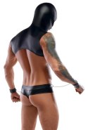 Svenjoyment Bondage zestaw 2-częściowy matowy czarny L z akcesoriami